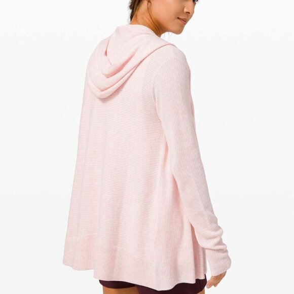 Lululemon Sundown Sweater Wrap Heathered Ballet Slipper - Picture 3 of 13